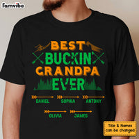 Personalized Gift For Grandpa  'Buckin Grandpa' Shirt - Hoodie - Sweatshirt 28210 thumb 1