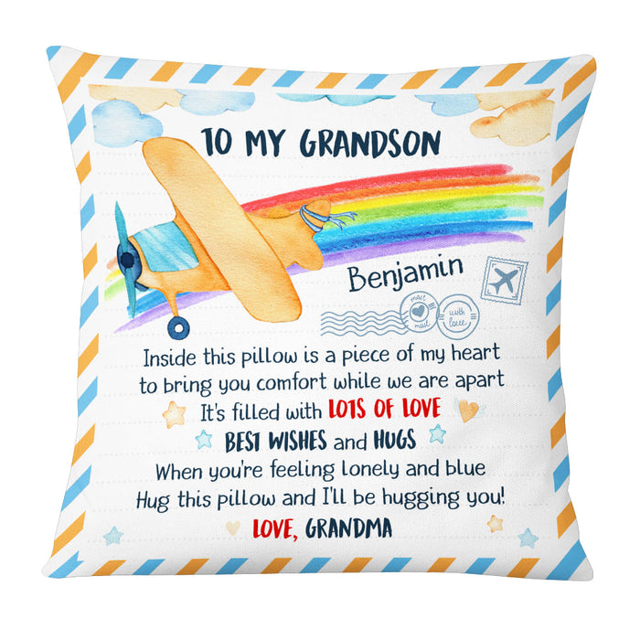 Personalized Gift For Grandson Airplane Or Car Inside This Pillow 28212 1