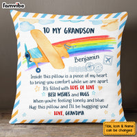Personalized Gift For Grandson Airplane Or Car Inside This Pillow 28212 thumb 1