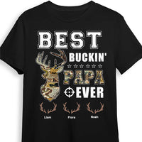 Personalized Gift For Grandpa Hunting Buckin Papa Shirt - Hoodie - Sweatshirt 28214 thumb 1