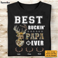 Personalized Gift For Grandpa Hunting Buckin Papa Shirt - Hoodie - Sweatshirt 28214 thumb 1