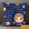 Personalized I Dream Big Grandson Pillow 28216 1
