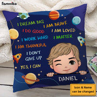 Personalized I Dream Big Grandson Pillow 28216 thumb 1