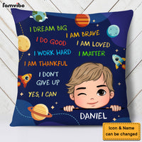 Personalized I Dream Big Grandson Pillow 28216 thumb 1