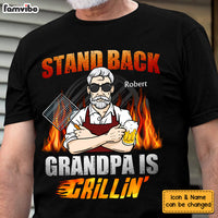 Personalized Gift For Grandpa Grillin' Shirt - Hoodie - Sweatshirt 28220 thumb 1