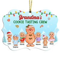 Personalized Grandma's Cookie Tasting Crew Benelux Ornament 28225 thumb 1
