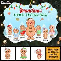 Personalized Grandma's Cookie Tasting Crew Benelux Ornament 28225 thumb 1