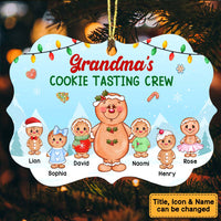 Personalized Grandma's Cookie Tasting Crew Benelux Ornament 28225 thumb 1