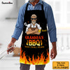 Personalized  The Man The Grill The Legend Grandpa Gift Apron With Pocket 28226 1
