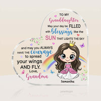Personalized Gift For Granddaughter Blessings Acrylic Plaque 28227 thumb 1