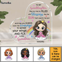 Personalized Gift For Granddaughter Blessings Acrylic Plaque 28227 thumb 1