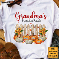 Personalized Gift For Grandma's Pumpkin Patch Shirt - Hoodie - Sweatshirt 28229 thumb 1