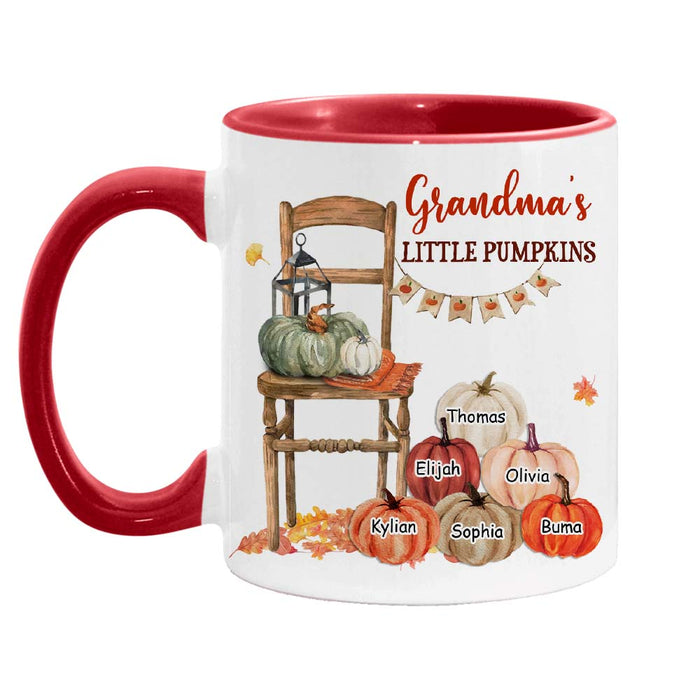 Personalized Gift For Grandma Fall Pumpkin Chair Mug 28232 1
