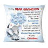 Personalized Gift For Grandson Elephant Affirmation Pillow 28234 1