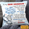 Personalized Gift For Grandson Elephant Affirmation Pillow 28234 1