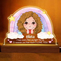 Personalized Gift For Granddaughter Plaque LED Lamp Night Light 28237 thumb 1