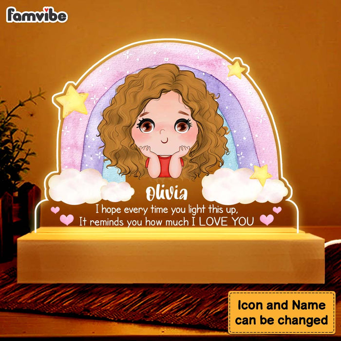 Personalized Gift For Granddaughter Plaque LED Lamp Night Light 28237 1