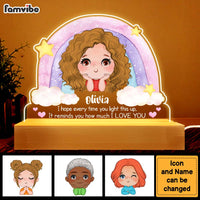 Personalized Gift For Granddaughter Plaque LED Lamp Night Light 28237 thumb 1