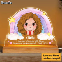 Personalized Gift For Granddaughter Plaque LED Lamp Night Light 28237 thumb 1