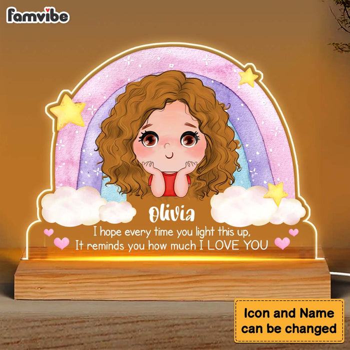 Personalized Gift For Granddaughter Plaque LED Lamp Night Light 28237 1