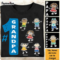 Personalized Gift For Number One Grandpa Shirt - Hoodie - Sweatshirt 28238 thumb 1