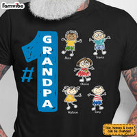 Personalized Gift For Number One Grandpa Shirt - Hoodie - Sweatshirt 28238 thumb 1