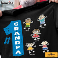 Personalized Gift For Number One Grandpa Shirt - Hoodie - Sweatshirt 28238 thumb 1