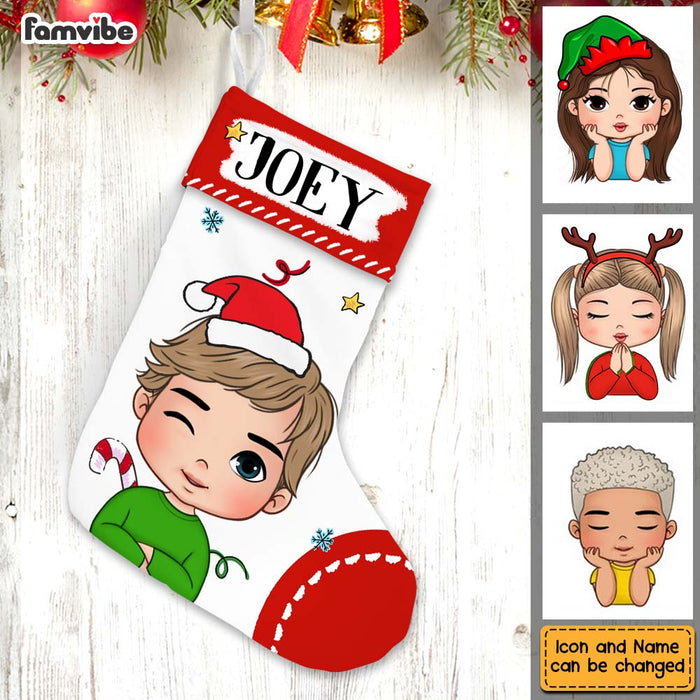 Personalized Gift For Grandson Christmas Stocking 28241 1
