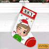 Personalized Gift For Grandson Christmas Stocking 28241 1