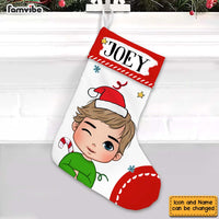 Personalized Gift For Grandson Christmas Stocking 28241 thumb 1