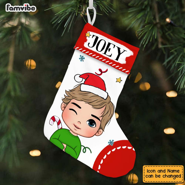 Personalized Gift For Grandson Christmas Stocking 28241 1