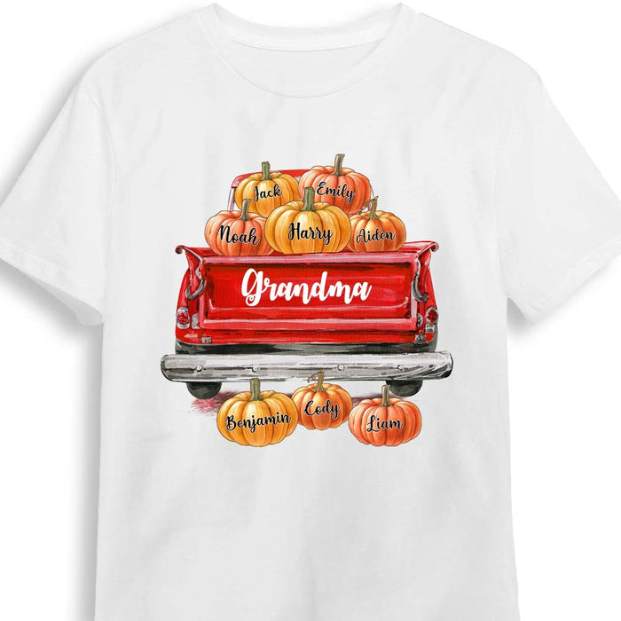 Personalized Gift For Grandma Pumpkin Truck Shirt - Hoodie - Sweatshirt 28243 1