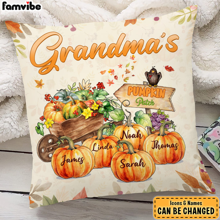 Personalized Gift For Grandma Fall Season 28244 Pillow 1