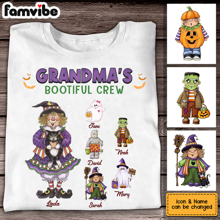 Personalized Gift For Grandma Witch Bootiful Crew Halloween Shirt - Hoodie - Sweatshirt 28246 1