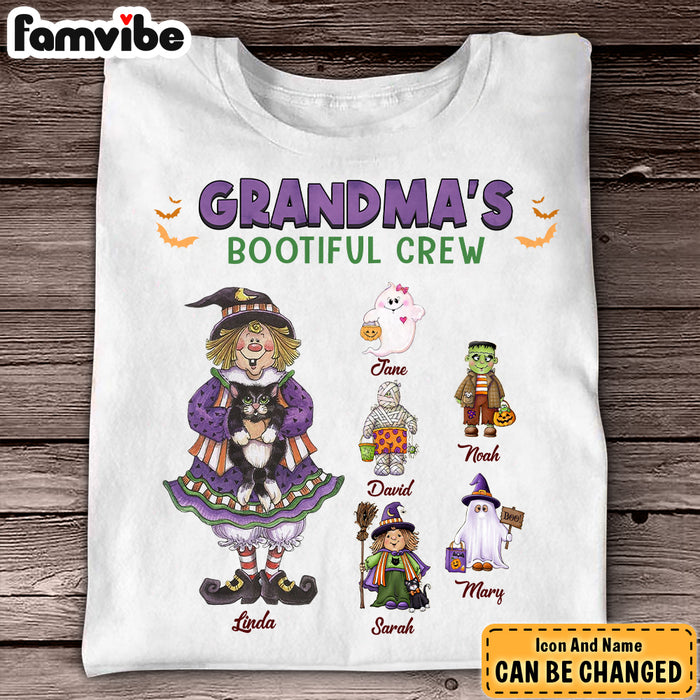 Personalized Gift For Grandma Witch Bootiful Crew Halloween Shirt - Hoodie - Sweatshirt 28246 1