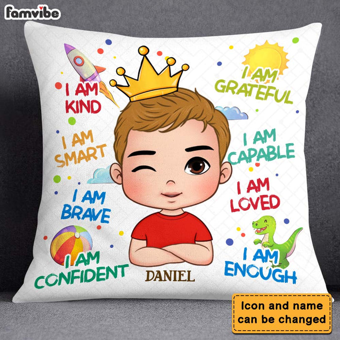 Personalized Gifts For Grandson I Am Kind Pillow 28248 1