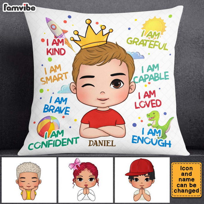 Personalized Gifts For Grandson I Am Kind Pillow 28248 1