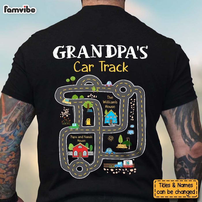Personalized Gift For Grandpa Car Track Shirt 28249 1