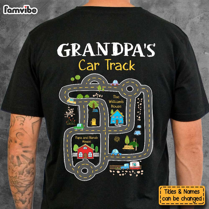 Personalized Gift For Grandpa Car Track Shirt 28249 1