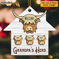 Personalized Gift For Papa Grandpa Herd Ornament 28251 thumb 1