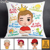 Personalized Gift For Grandson French Je Suis Gentil Pillow 28252 1