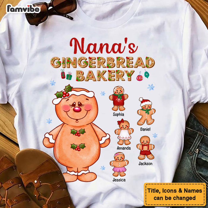 Personalized Christmas Gift For Grandma Gingerbread Factory Shirt - Hoodie - Sweatshirt 28254 1