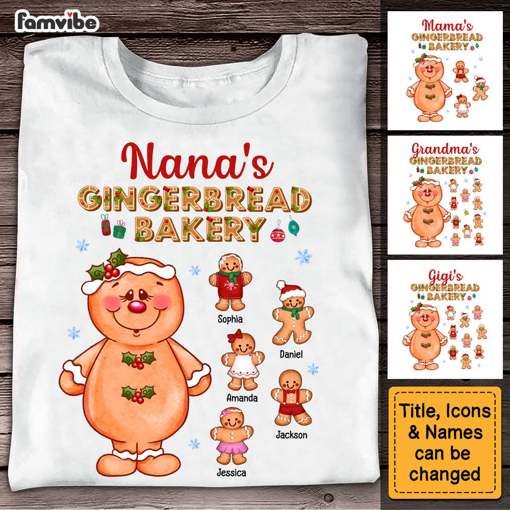 Personalized Christmas Gift For Grandma Gingerbread Factory Shirt Hoodie Sweatshirt 28254 Mockup 2