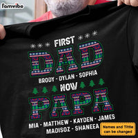 Personalized First Dad Now Papa Christmas Pattern Grandpa Shirt - Hoodie - Sweatshirt 28257 thumb 1