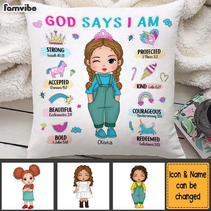 Personalized Gift For Grandson Dinosaur Theme Bible Verses Pillow 28259 1