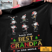Personalized Christmas Grandkids Have The Greatest Grandpa Shirt - Hoodie - Sweatshirt 28260 thumb 1