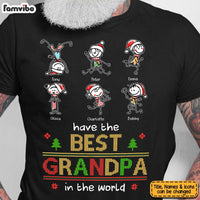 Personalized Christmas Grandkids Have The Greatest Grandpa Shirt - Hoodie - Sweatshirt 28260 thumb 1