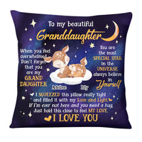 Personalized Gift For Granddaughter Deers You Are The Star Pillow 28263 thumb 1