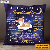 Personalized Gift For Granddaughter Deers You Are The Star Pillow 28263 thumb 1