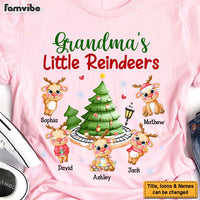 Personalized Christmas Gift For Grandma Little Reindeers Shirt - Hoodie - Sweatshirt 28264 thumb 1